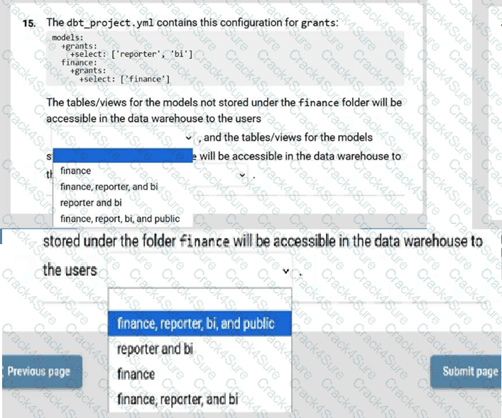 dbt-Analytics-Engineering question answer